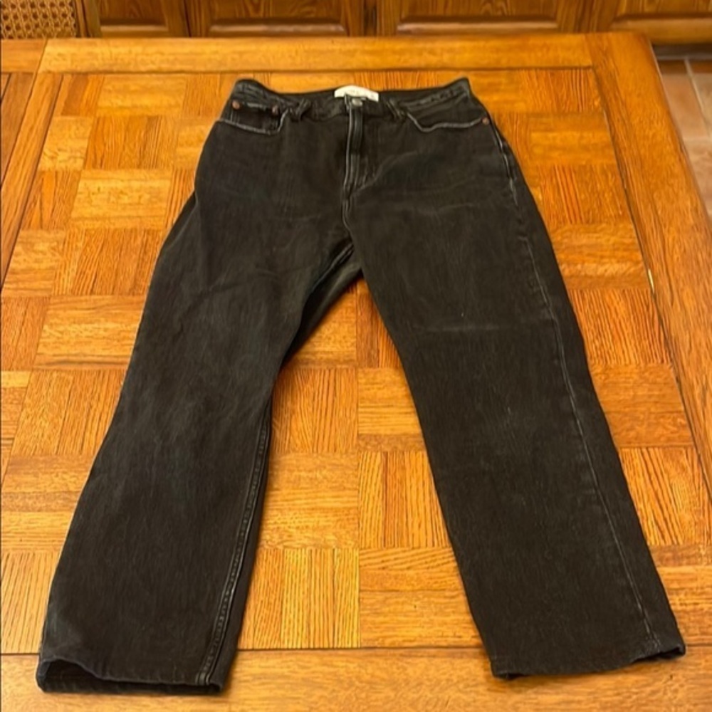 Abercrombie and Fitch, curvy jeans, Black Denim size 25/0